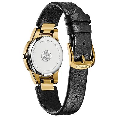 Citizen Eco-Drive Women's Axiom Black Leather Watch - GA1052-04E