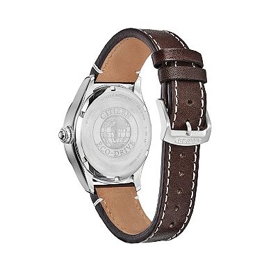 Citizen Eco-Drive Men's Chandler Military Leather Watch - BM6838-09X