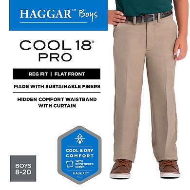 Boys 8-20 Haggar Cool 18 Pro Pants