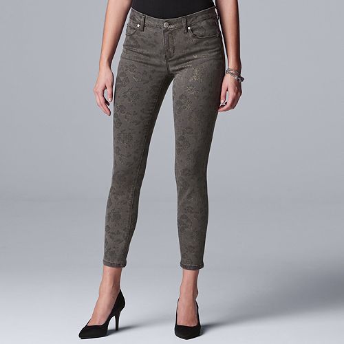 vera wang skinny jeans