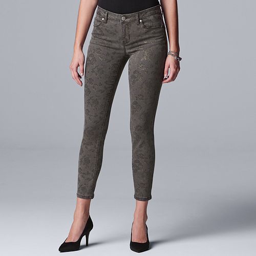 simply vera wang skinny pants