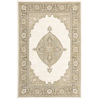 StyleHaven Alexander Distressed Medallion Rug