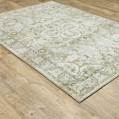 StyleHaven Alexander Dsitressed Clover Rug