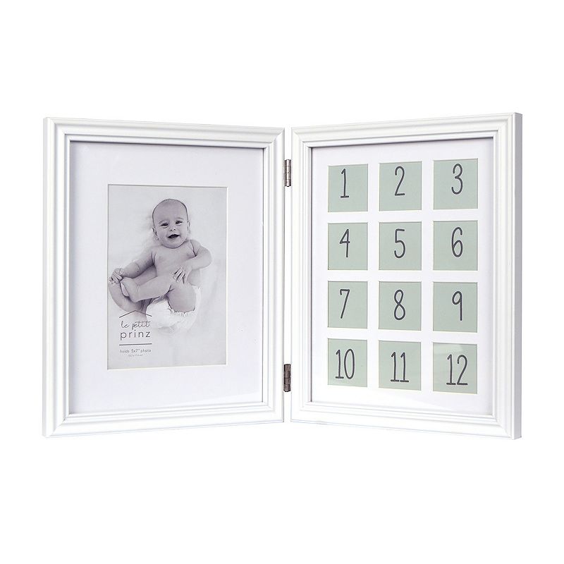 Prinz First Year Hinged Collage Frame, White