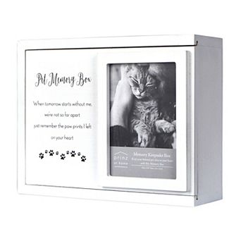 Prinz Decorative Dog/Cat Pet Photo Keepsake Memory Box