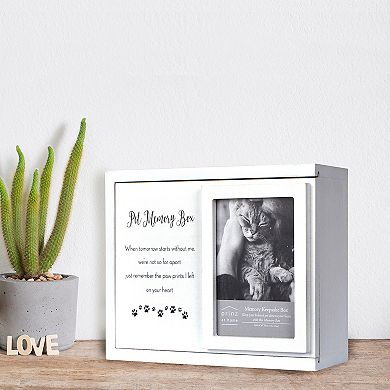 Prinz Decorative Dog/Cat Pet Photo Keepsake Memory Box