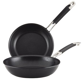 Anolon SmartStack Hard-Anodized Nesting 2 pc 8.5 in & 10 in Skillet Set