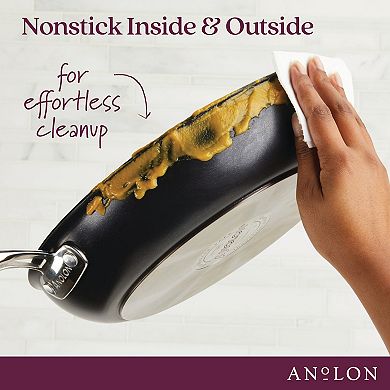 Anolon SmartStack Hard-Anodized Nesting 2-pc. 8.5-in. & 10-in. Skillet Set