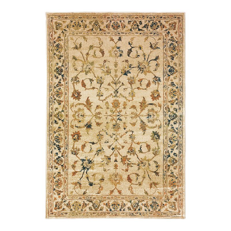 StyleHaven Jasper Vintage Garden Rug, Beig/Green, 8X10 Ft