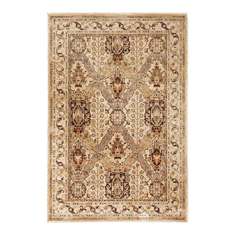 StyleHaven Jasper Distressed Tribal Rug, Beig/Green, 8X10 Ft