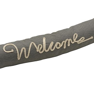Elements "Welcome" Door Draft Stopper Decor