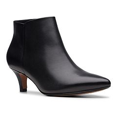 Women's Clarks dress heel boots