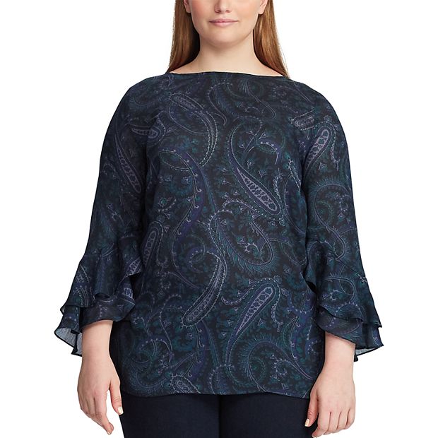 chaps plus size blouses
