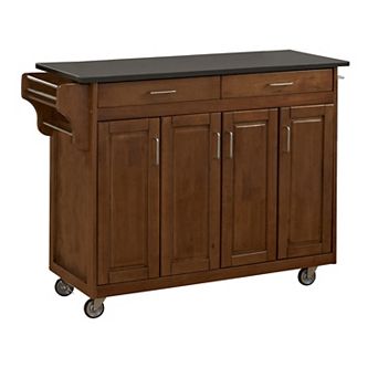 homestyles Create-a-Cart Cottage Oak Kitchen Island