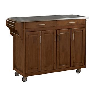 homestyles Create-a-Cart Cottage Oak Kitchen Island