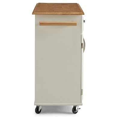 Homestyles Dolly Madison White Kitchen Cart