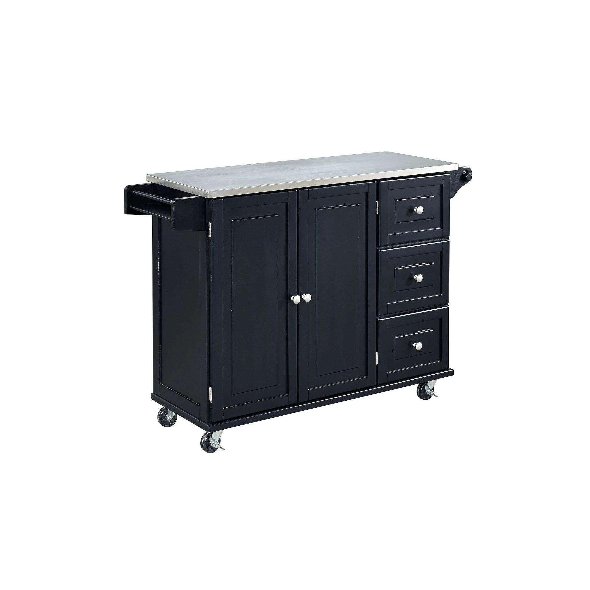 homestyles Liberty Kitchen Cart, Black