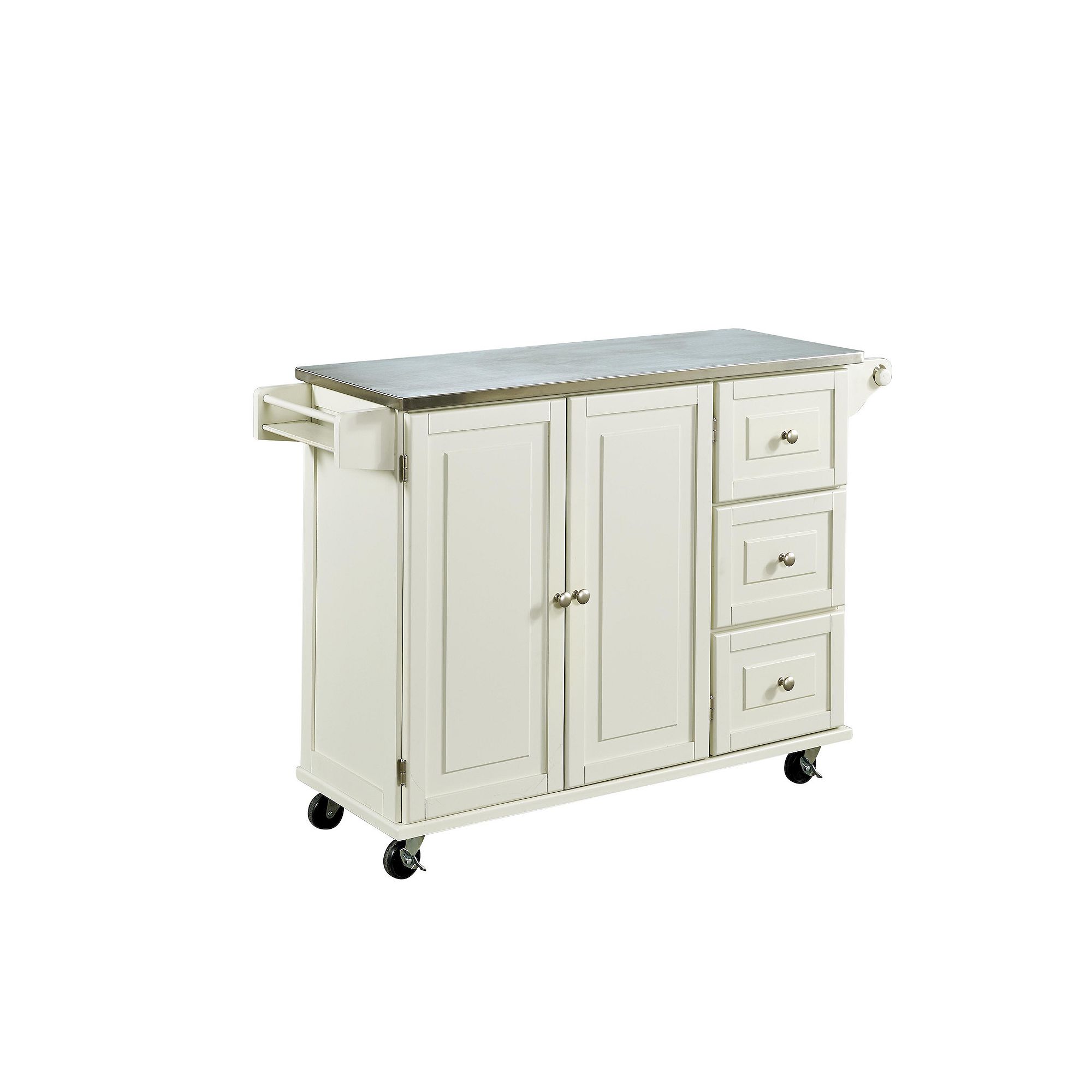 homestyles Liberty Kitchen Cart, White