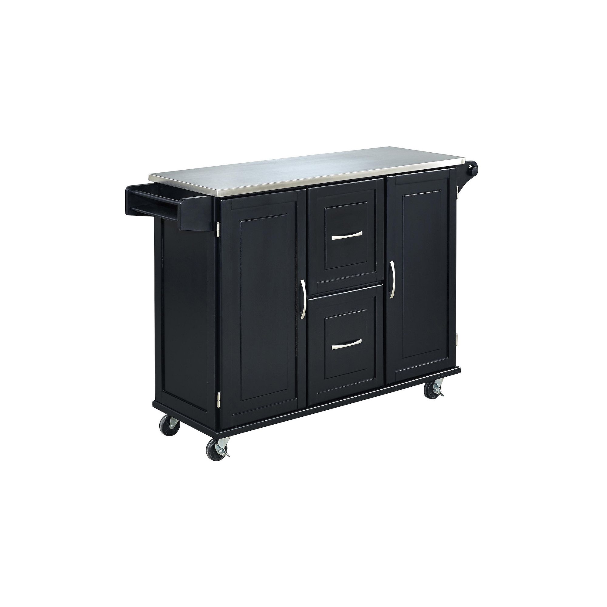 homestyles Patriot Kitchen Cart, Black
