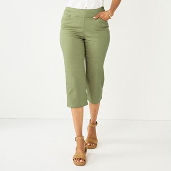 Women's Croft & Barrow® Effortless Stretch Capri Pants