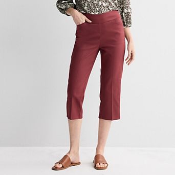 Women's Croft & Barrow® Effortless Pull-On Capris