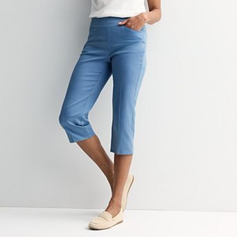 Women's Croft & Barrow® Effortless Pull-On Capris