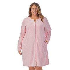 Plus Size Stan Herman Embossed Vintage Terry Shower Wrap