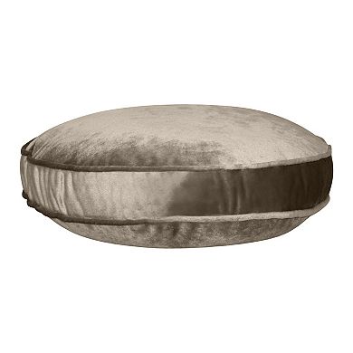 Edie@Home Panne Velvet Round Throw Pillow