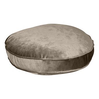 Edie@Home Panne Velvet Round Throw Pillow