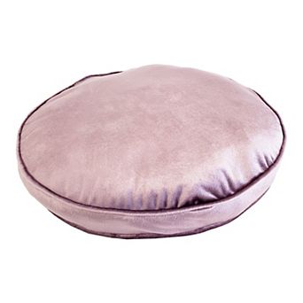 Edie@Home Panne Velvet Round Throw Pillow