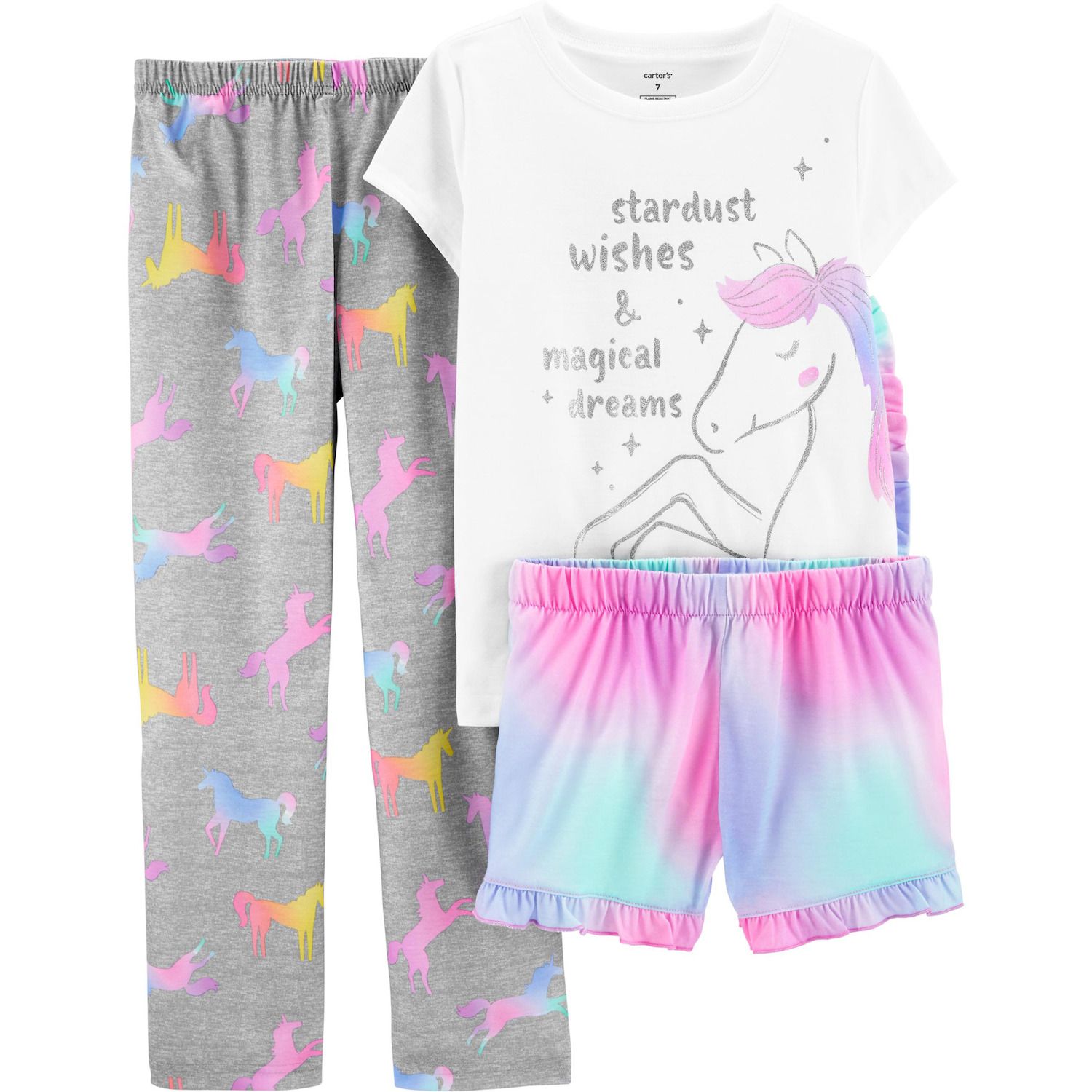 unicorn pajamas kohls