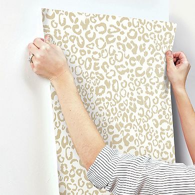 RoomMates Leopard Peel & Stick Wallpaper