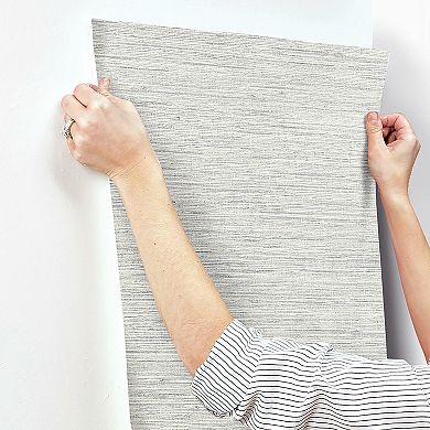 RoomMates Faux Grasscloth Peel & Stick Wallpaper