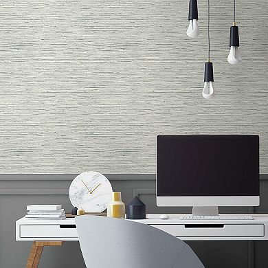 RoomMates Faux Grasscloth Peel & Stick Wallpaper