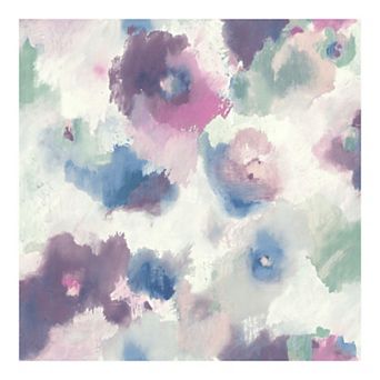 RoomMates Impressionist Floral Peel & Stick Wallpaper