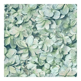 RoomMates Faux Hydrangea Peel & Stick Wallpaper