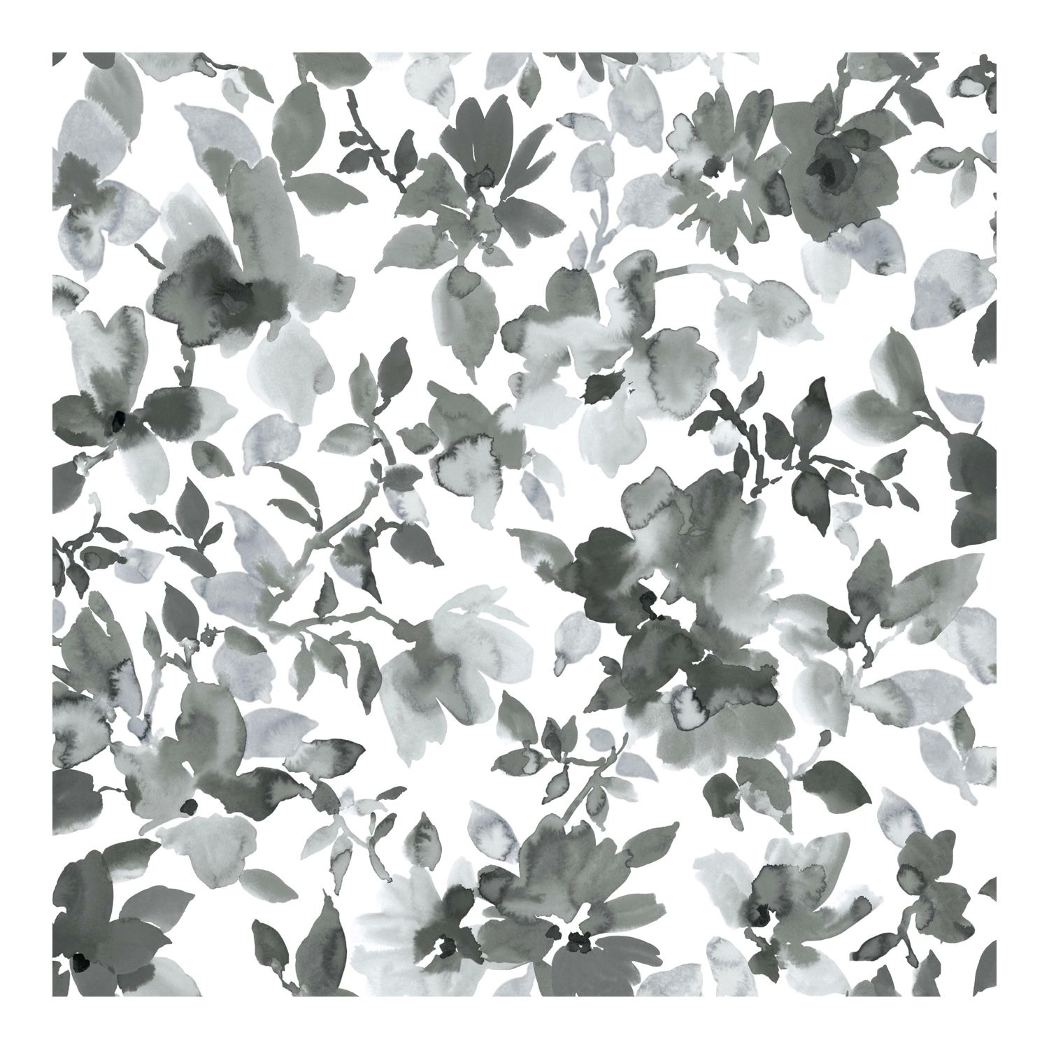 RoomMates Neutral Watercolor Floral Peel & Stick Wallpaper - Tan, 20.5" X 16.5'