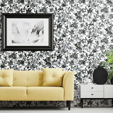 RoomMates Watercolor Floral Peel & Stick Wallpaper