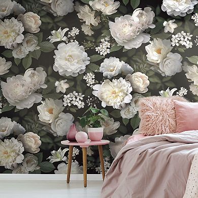 RoomMates Photographic Floral Peel & Stick Wallpaper Mural