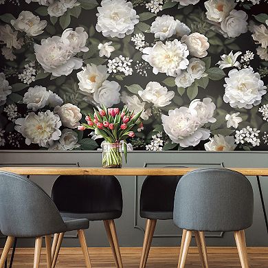 RoomMates Photographic Floral Peel & Stick Wallpaper Mural