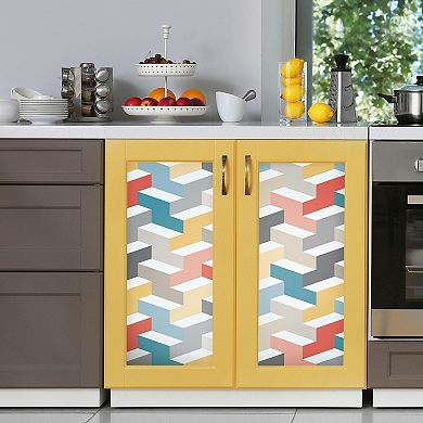 RoomMates 3D Steps Peel & Stick Wallpaper