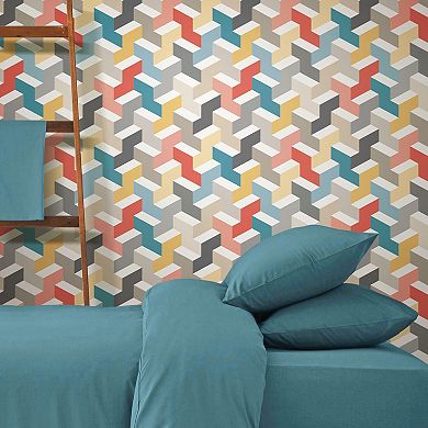 RoomMates 3D Steps Peel & Stick Wallpaper