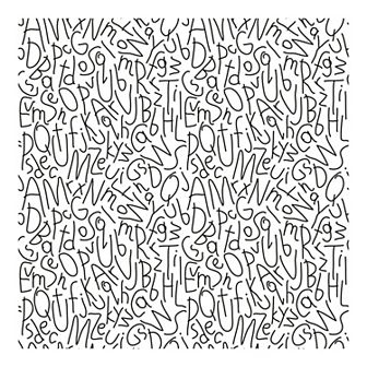 RoomMates Alphabet Jumble Peel & Stick Wallpaper