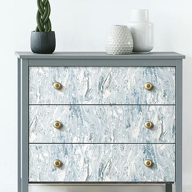 RoomMates Faux Marble Seas Peel & Stick Wallpaper