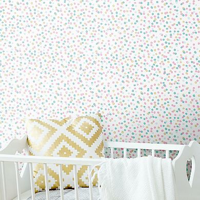 RoomMates Confetti Peel & Stick Wallpaper
