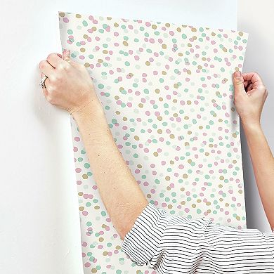 RoomMates Confetti Peel & Stick Wallpaper