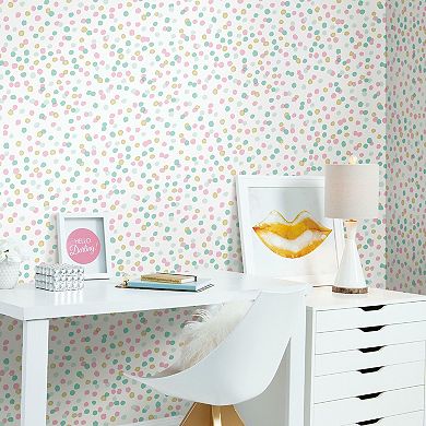 RoomMates Confetti Peel & Stick Wallpaper