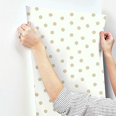 RoomMates Dot Peel & Stick Wallpaper