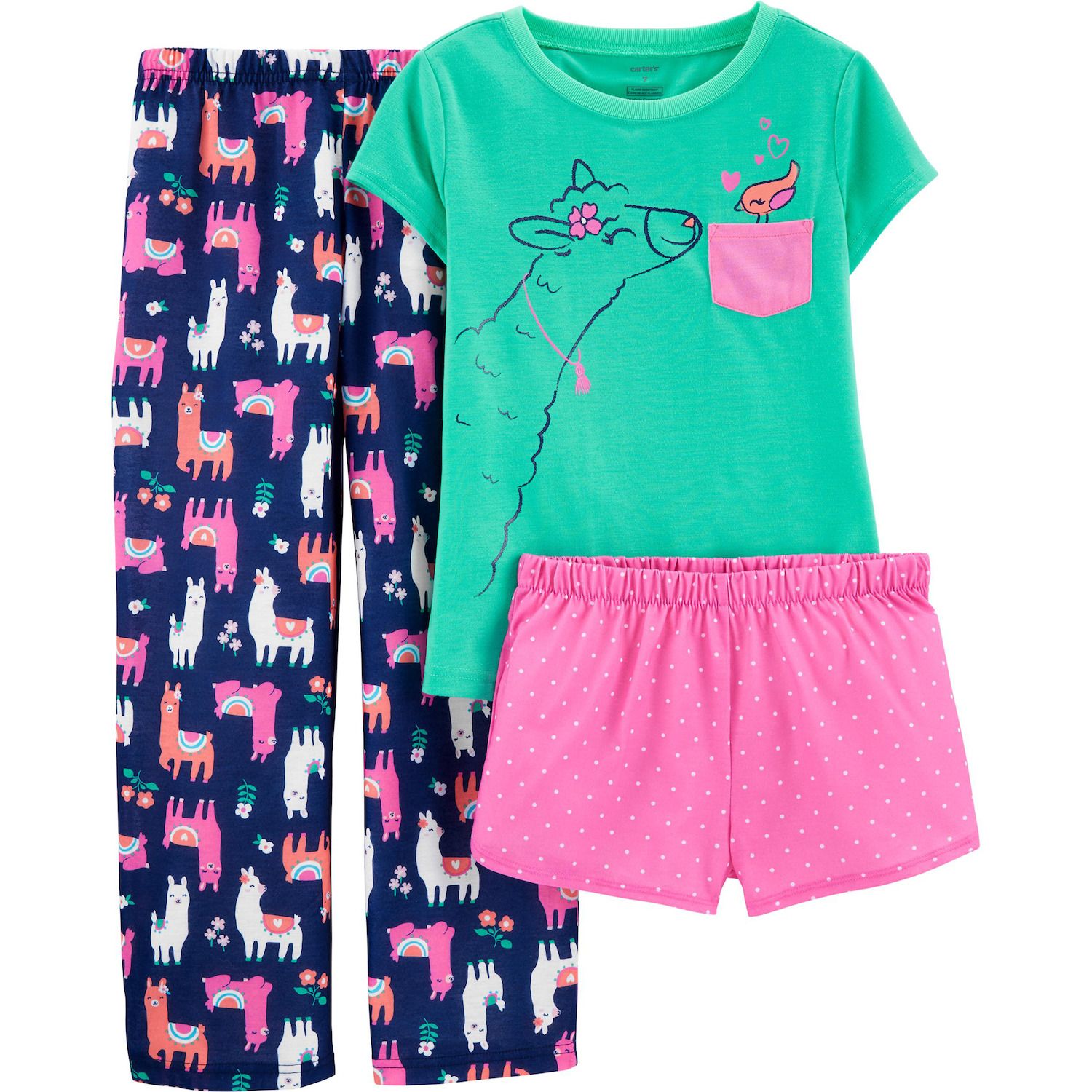 carter's pajama shorts set