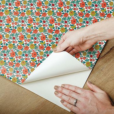 RoomMates Floral Ditzy Vine Peel & Stick Wallpaper